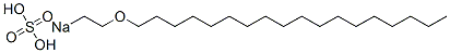 CAS 登录号：14858-61-8， 2-(十八烷氧基)乙基硫酸酯钠盐