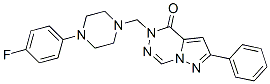 CAS 登录号：148680-62-0， 5-[[4-(4-氟苯基)哌嗪-1-基]甲基]-2-苯基吡唑并[1,5-d][1,2,4]三嗪-4-酮