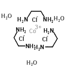 CAS#: 14883-80-8, Cobalt(3+) Chloride - 1,2-Ethanediamine Hydrate (1:3:3:3)