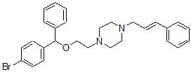 CAS#: 148832-05-7, 1-[2-[(4-Bromophenyl)-Phenylmethoxy]Ethyl]-4-[(E)-3-Phenylprop-2-Enyl]Piperazine