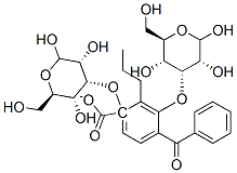 CAS 登录号：148832-07-9， 1,3-二[[(2R,3S,4R,5R)-2,4,5,6-四羟基-1-氧代己烷-3-基]氧基]丙-2-基4-(苯甲酰基)苯甲酸酯