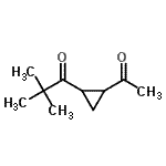 CAS 登录号：148853-00-3， 1-(2-乙酰基环丙基)-2,2-二甲基-1-丙酮