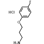 CAS#: 148941-98-4, 3-(4-Fluorophenoxy)-1-Propanamine Hydrochloride (1:1)