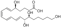 CAS#: 148942-81-8, (5S,6E,8Z,10E,12E,14R,15S)-5,14,15,20-Tetrahydroxyicosa-6,8,10,12-Tetraenoic Acid