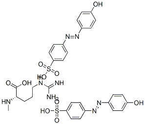 CAS 登录号：149017-67-4， 单甲基精氨酸二-(4-羟基偶氮苯-4'-磺酸酯)