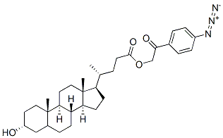CAS#: 149021-83-0, [2-(4-Azidophenyl)-2-Oxoethyl] (4R)-4-[(3R,5R,8R,9S,10S,13R,14S,17R)-3-Hydroxy-10,13-Dimethyl-2,3,4,5,6,7,8,9,11,12,14,15,16,17-Tetradecahydro-1H-Cyclopenta[a]Phenanthren-17-Yl]Pentanoate