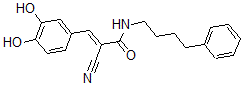 CAS 登录号：149092-35-3， 2-氰基-3-(3,4-二羟基苯基)-N-(4-苯基丁基)丙-2-烯酰胺