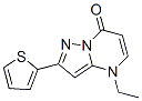 CAS 登录号：149246-67-3， 4-乙基-2-噻吩-2-基吡唑并[5,1-b]嘧啶-7-酮
