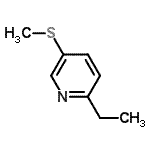 CAS 登录号：149281-49-2， 2-乙基-5-(甲硫基)吡啶