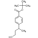 CAS 登录号：149325-57-5， 2-甲基-2-丙基4-(4-羟基-2-丁烷基)苯甲酸酯