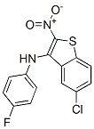 CAS#: 149338-26-1, 5-Chloro-N-(4-Fluorophenyl)-2-Nitro-1-Benzothiophen-3-Amine