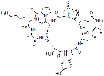 CAS 登录号:14945-17-6, 9-丙氨酰胺-赖氨酰-加压素