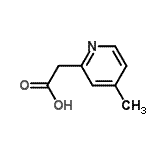 CAS#: 149605-62-9, (4-Methyl-2-Pyridinyl)Acetic Acid