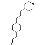 CAS 登录号：14967-24-9， 2-{4-[3-(4-哌啶基)丙基]-1-哌啶基}乙醇