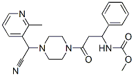 CAS#: 149692-09-1, Methyl N-[3-[4-[Cyano-(2-Methylpyridin-3-Yl)Methyl]Piperazin-1-Yl]-3-Oxo-1-Phenylpropyl]Carbamate