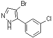 CAS#: 149739-38-8, 4-Bromo-5-(3-Chlorophenyl)-1H-Pyrazole