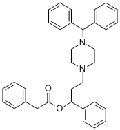 CAS#: 149848-11-3, [3-[4-[Di(Phenyl)Methyl]Piperazin-1-Yl]-1-Phenylpropyl] 2-Phenylacetate