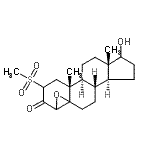 CAS#: 149950-20-9, 17-Hydroxy-2-(Methylsulfonyl)-4,5-Epoxyandrostan-3-One