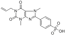 CAS#: 149981-25-9, 4-[2,3,6,7-Tetrahydro-3,7-Dimethyl-2,6-Dioxo-1-(2-Propen-1-Yl)-1H-Purin-8-Yl]-Benzenesulfonic Acid