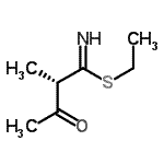 CAS#: 150035-77-1, Ethyl (2S)-2-methyl-3-oxobutanimidothioate