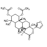 CAS#: 15004-51-0, (1S,3R,6aR,6bR,7aS,10R,10aS,12bS)-10-(3-Furyl)-4,4,6A,10A,12B-Pentamethyl-6,8-Dioxohexadecahydronaphtho[2,1-f]Oxireno[d]Isochromene-1,3-Diyl Diacetate