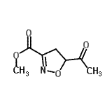 CAS 登录号：150174-91-7， 甲基5-乙酰基-4,5-二氢-1,2-恶唑-3-羧酸酯
