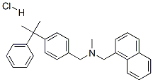 CAS 登录号：150231-96-2， N-甲基-N-(萘-1-基甲基)-1-[4-(2-苯基丙烷-2-基)苯基]甲胺盐酸盐
