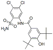 CAS#: 150457-38-8, 3,5-Ditert-Butyl-N-(4,5-Dichloro-2-Sulfamoylphenyl)-4-Hydroxybenzamide