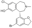 CAS#: 150490-85-0, (1S)-1-(5-Bromo-2,3-Dihydro-1-Benzofuran-7-Yl)-7-Chloro-3-Methyl-1,2,4,5-Tetrahydro-3-Benzazepin-8-Ol