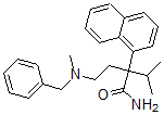 CAS 登录号：1505-89-1， alpha-[2-[苄基(甲基)氨基]乙基]-alpha-异丙基-1-萘乙酰胺