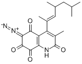 CAS#: 150693-65-5, 6-Diazonio-4-[(E)-4,6-Dimethylhept-2-En-2-Yl]-3-Methyl-2,7,8-Trioxo-1H-Quinolin-5-Olate