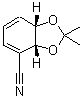 CAS 登录号:150767-96-7, (3aR,7aS)-2,2-二甲基-3A,7A-二氢-1,3-苯并二氧戊环-4-甲腈