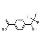 CAS#: 150821-42-4, 4-[(1R)-2,2,2-Trifluoro-1-Hydroxyethyl]Benzoic Acid