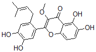 CAS#: 150853-99-9, 2-[4,5-Dihydroxy-2-(3-Methylbut-2-Enyl)Phenyl]-5,6-Dihydroxy-3-Methoxychromen-4-One