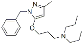 CAS 登录号：15090-16-1， 1-苄基-5-[3-(二丙基氨基)丙氧基]-3-甲基-1H-吡唑