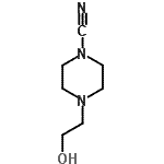 CAS 登录号：150932-30-2， 4-(2-羟基乙基)-1-哌嗪甲腈