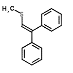 CAS 登录号：15096-10-3， 1,1'-[2-(甲硫基)-1,1-乙烯二基]二苯