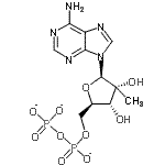 CAS#: 150993-72-9, 2'-C-Methyl-5'-O-[(phosphonatooxy)phosphinato]adenosine