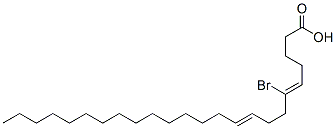 CAS 登录号:150994-69-7, (5Z,9E)-6-溴二十四碳-5,9-二烯酸