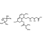 CAS#: 151006-14-3, 3,5-Dihydroxy-7-{6-Hydroxy-2-Methyl-8-[(2-Methylbutanoyl)Oxy]-1,2,6,7,8,8A-Hexahydro-1-Naphthalenyl}Heptanoic Acid - 2,4,4-Trimethyl-2-Pentanamine (1:1)