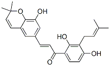 CAS#: 151135-83-0, (E)-1-[2,4-Dihydroxy-3-(3-Methylbut-2-Enyl)Phenyl]-3-(8-Hydroxy-2,2-Dimethylchromen-6-Yl)Prop-2-En-1-One