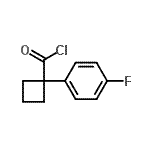 CAS 登录号：151157-29-8， 1-(4-氟苯基)环丁烷羰基氯化物