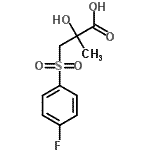 CAS#: 151262-57-6, 3-[(4-Fluorophenyl)Sulfonyl]-2-Hydroxy-2-Methylpropanoic Acid