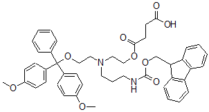 CAS#: 151265-16-6, 4-[2-[2-[Bis(4-Methoxyphenyl)-Phenylmethoxy]Ethyl-[3-(9H-Fluoren-9-Ylmethoxycarbonylamino)Propyl]Amino]Ethoxy]-4-Oxobutanoic Acid