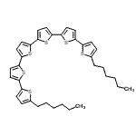 CAS#: 151271-43-1, 5,5'''''-Dihexyl-2,2':5',2'':5'',2''':5''',2'''':5'''',2'''''-Sexithiophene