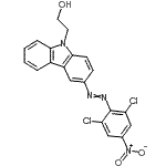 CAS 登录号：151285-25-5， 2-{3-[(2,6-二氯-4-硝基苯基)偶氮]-9H-咔唑-9-基}乙醇
