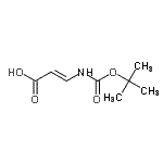 CAS#: 151292-70-5, (2E)-3-({[(2-Methyl-2-Propanyl)Oxy]Carbonyl}Amino)Acrylic Acid