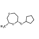 CAS#: 151294-09-6, (2R,7R)-7-(Cyclopentyloxy)-2-Methyl-1,4-Dioxepane