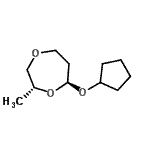 CAS#: 151294-10-9, (2R,7S)-7-(Cyclopentyloxy)-2-Methyl-1,4-Dioxepane
