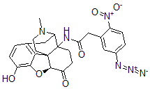CAS#: 151334-31-5, 6-(5-Azido-2-nitrophenacetamido)-14-hydroxy-7,8-dihydromorphinone